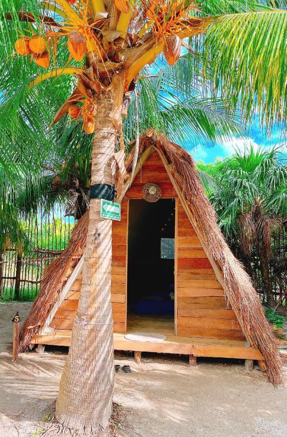 La Aldea Holbox Cabanas Y Camping Dış mekan fotoğraf