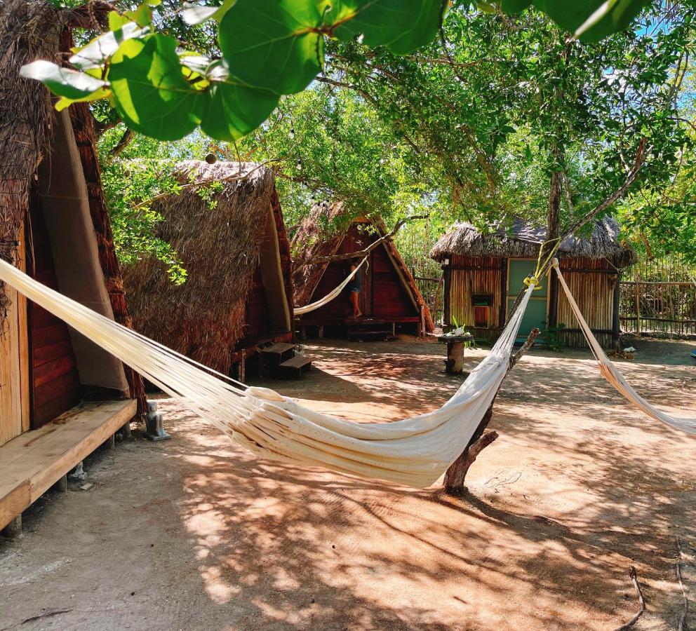 La Aldea Holbox Cabanas Y Camping Dış mekan fotoğraf